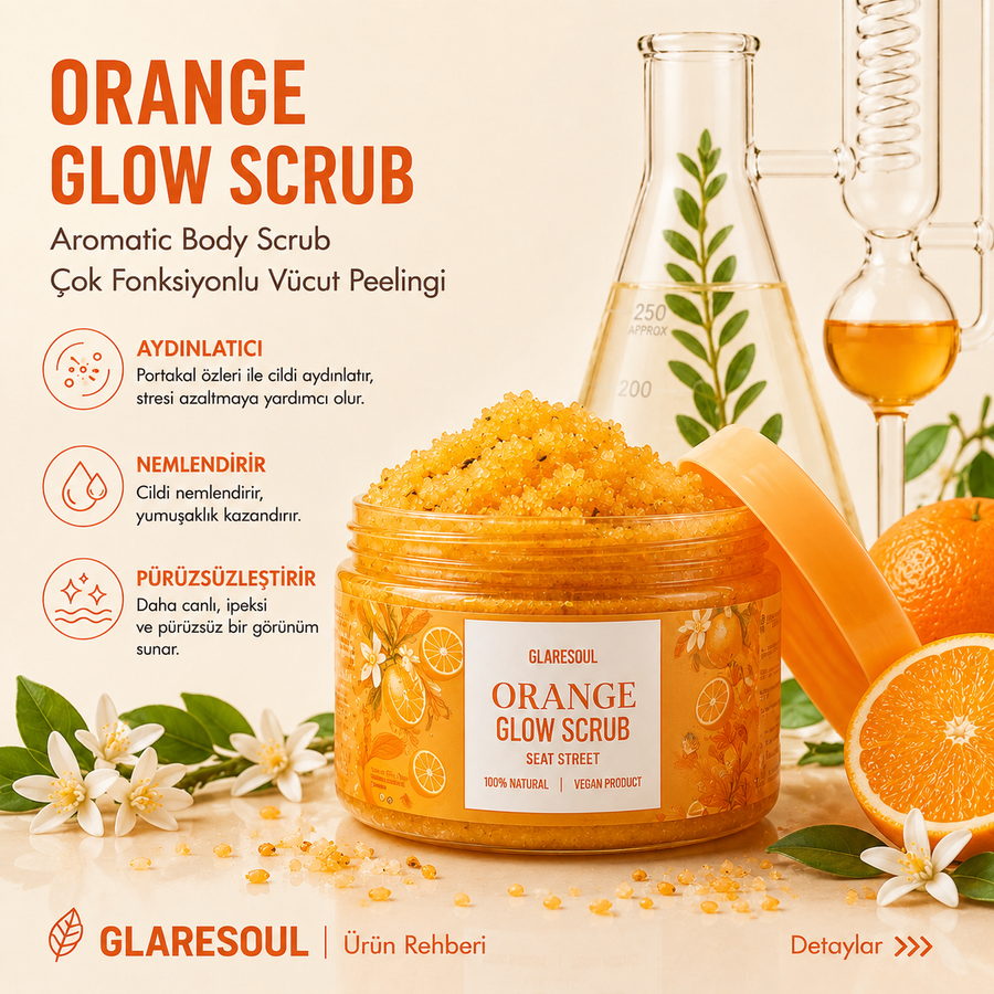 Orange Glow Scrub – Portakallı Vücut Peelingi 150 ml