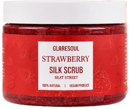 Strawberry Silk Scrub kavanozu
